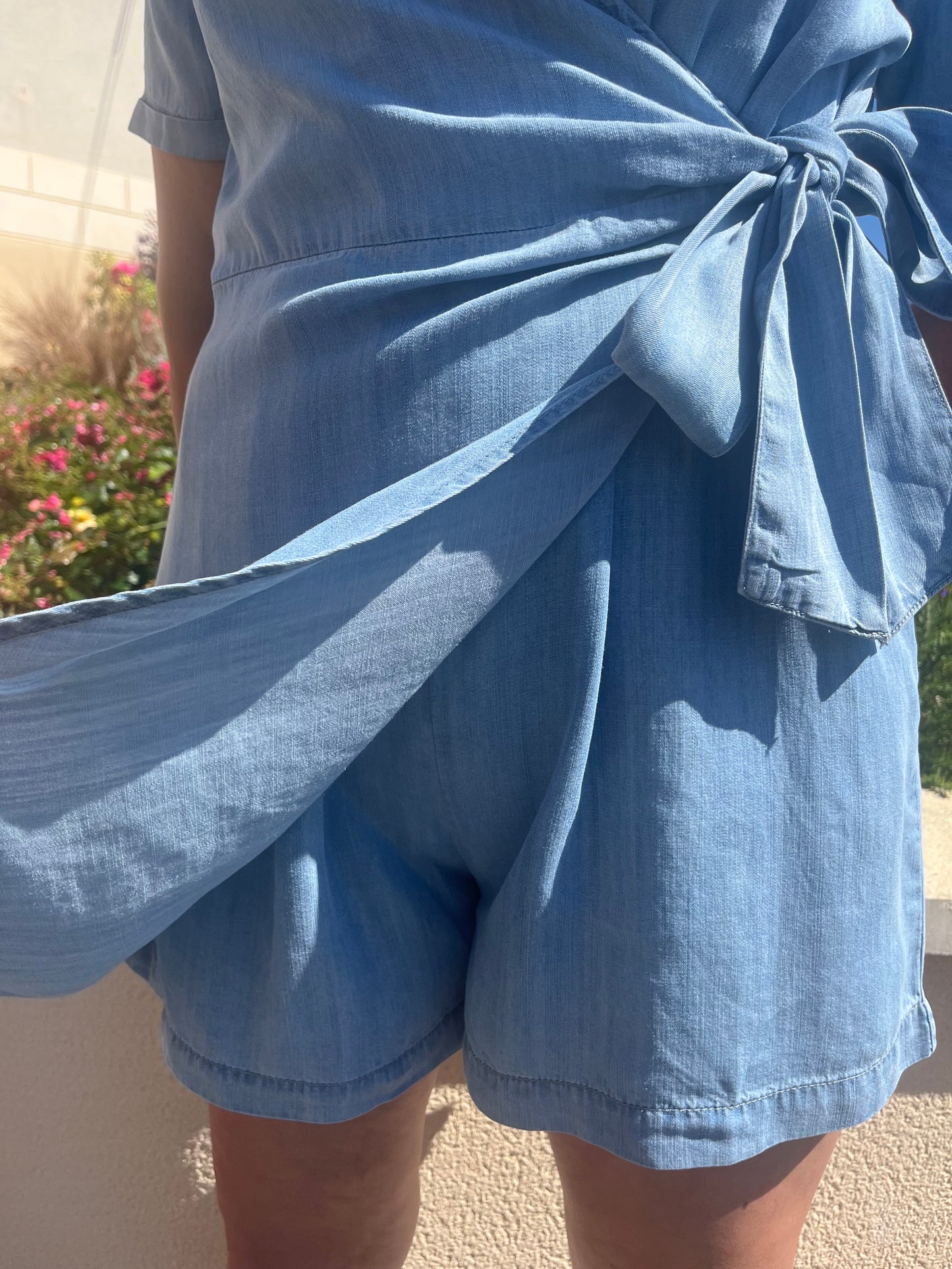 Combishort en jean