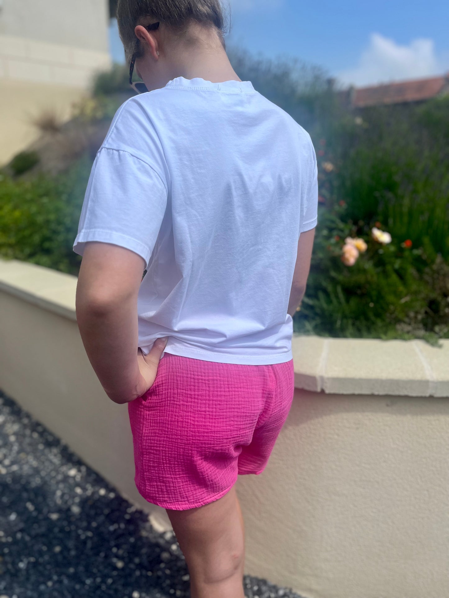 Short gaz de coton