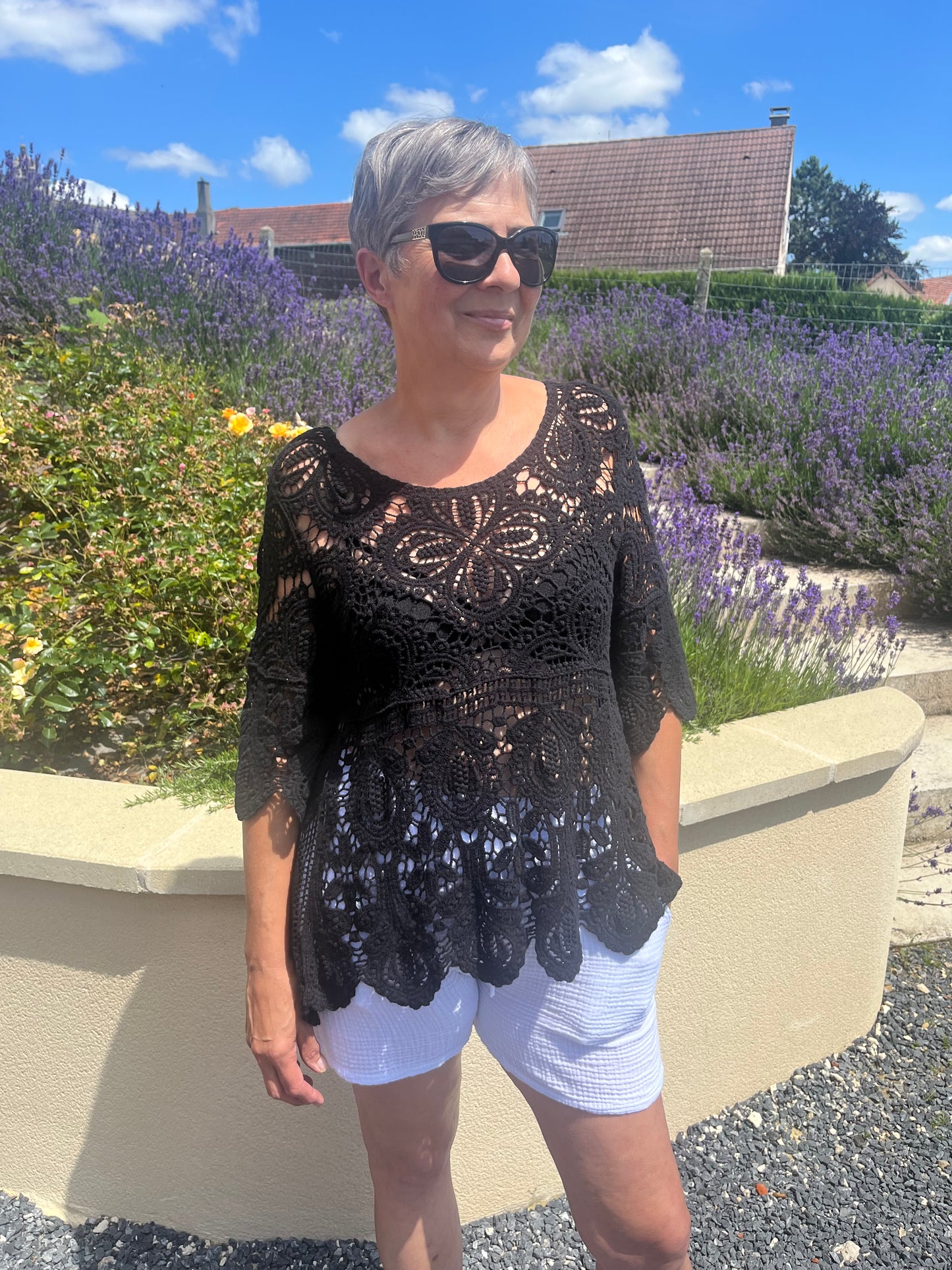 Short gaz de coton