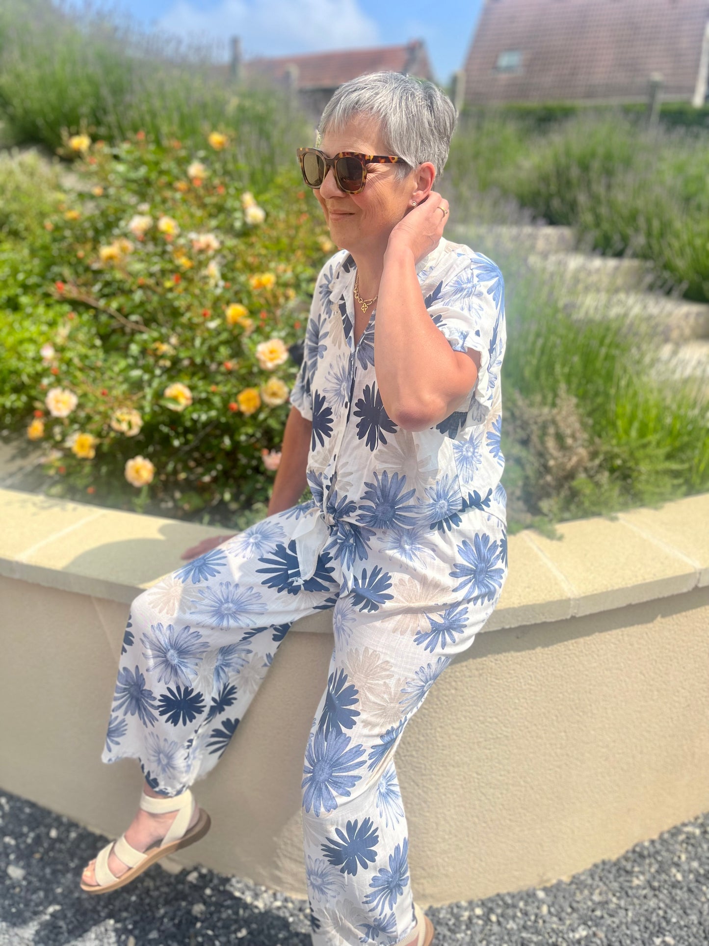 Chemise fleuri tropical