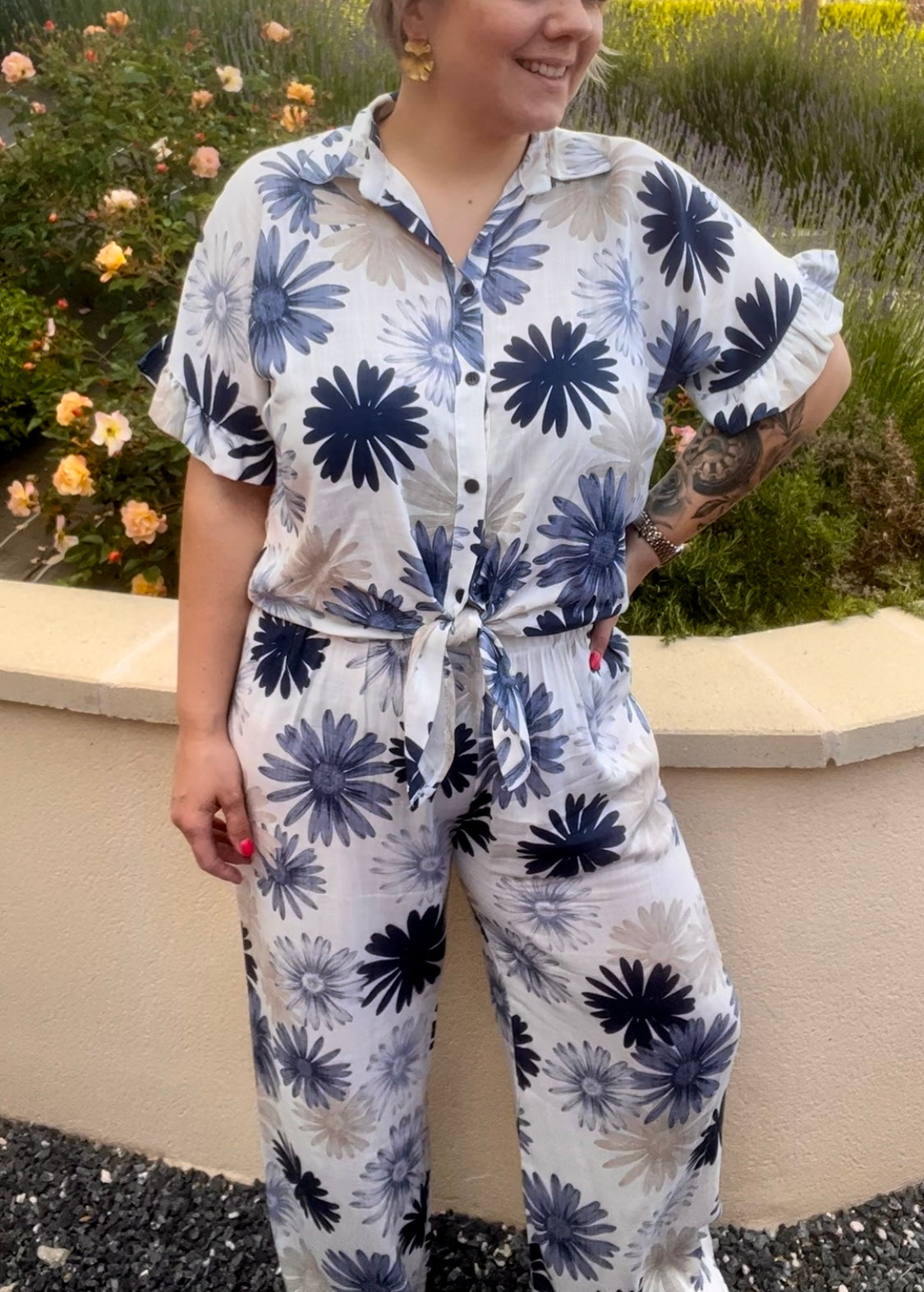 Chemise fleuri tropical