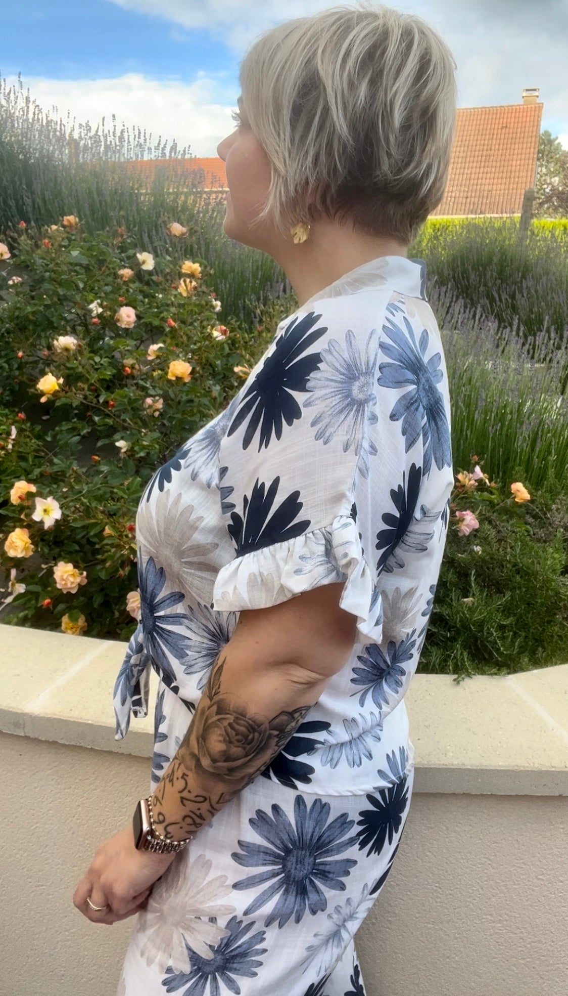 Chemise fleuri tropical