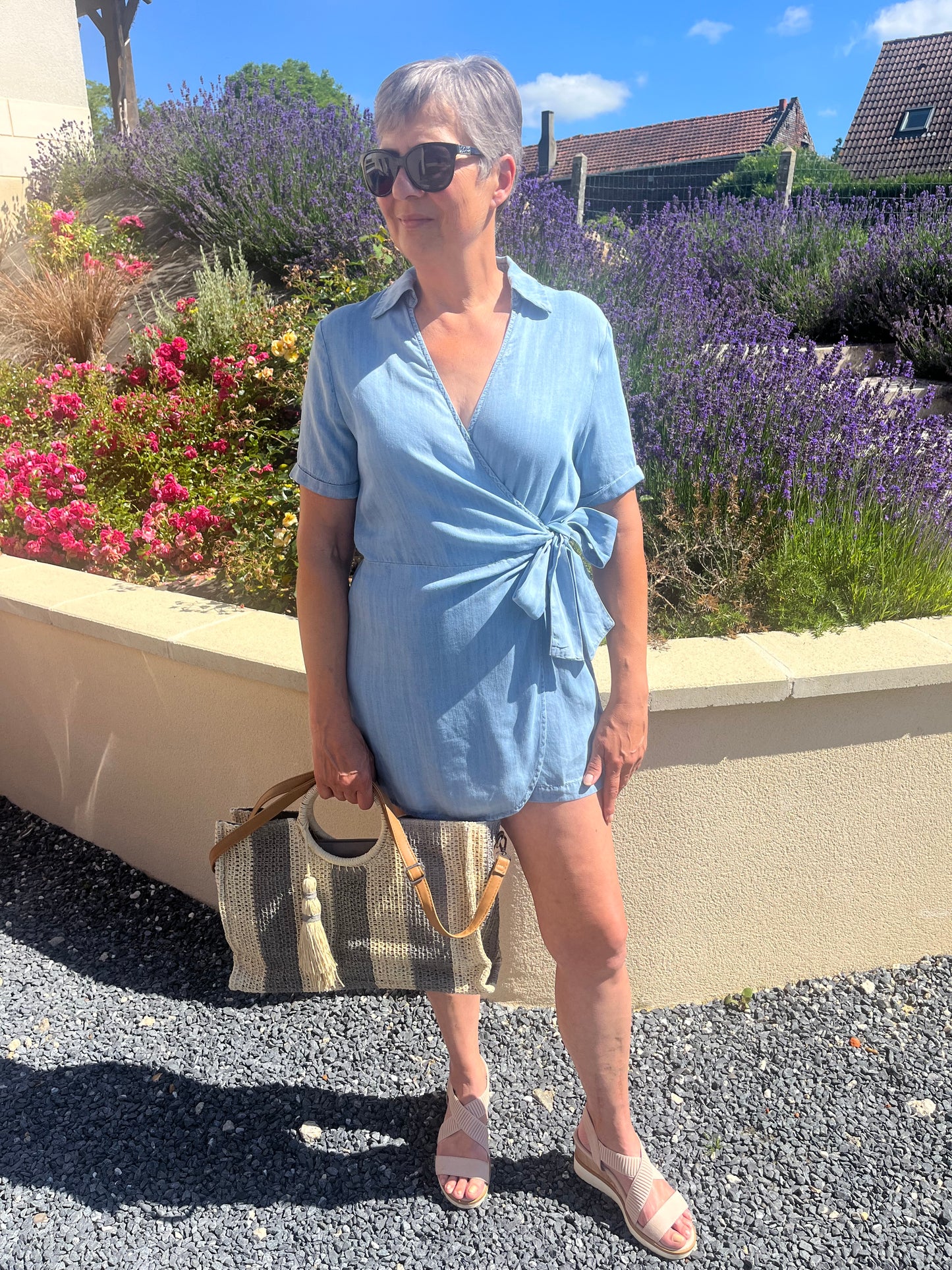 Combishort en jean