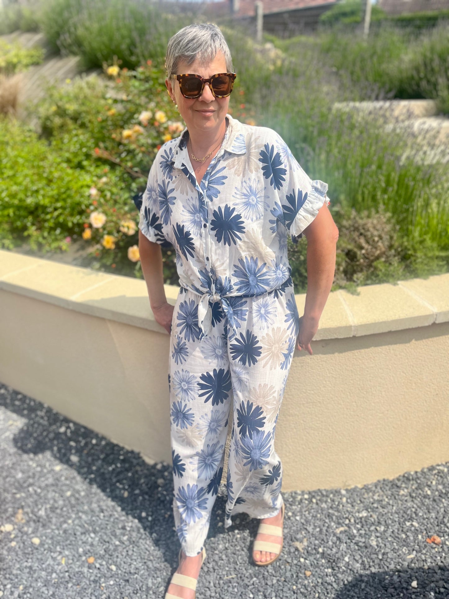 Chemise fleuri tropical