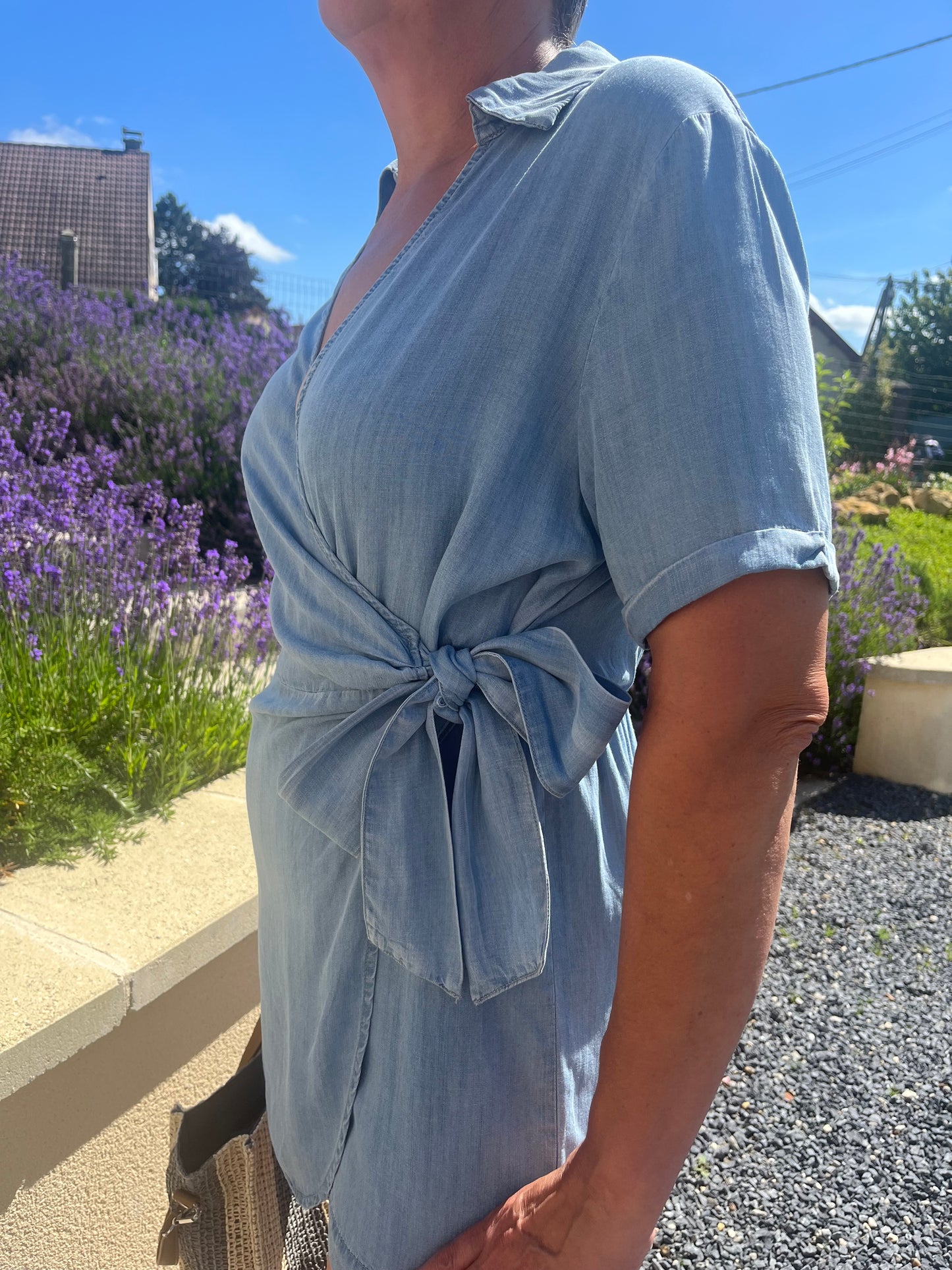 Combishort en jean