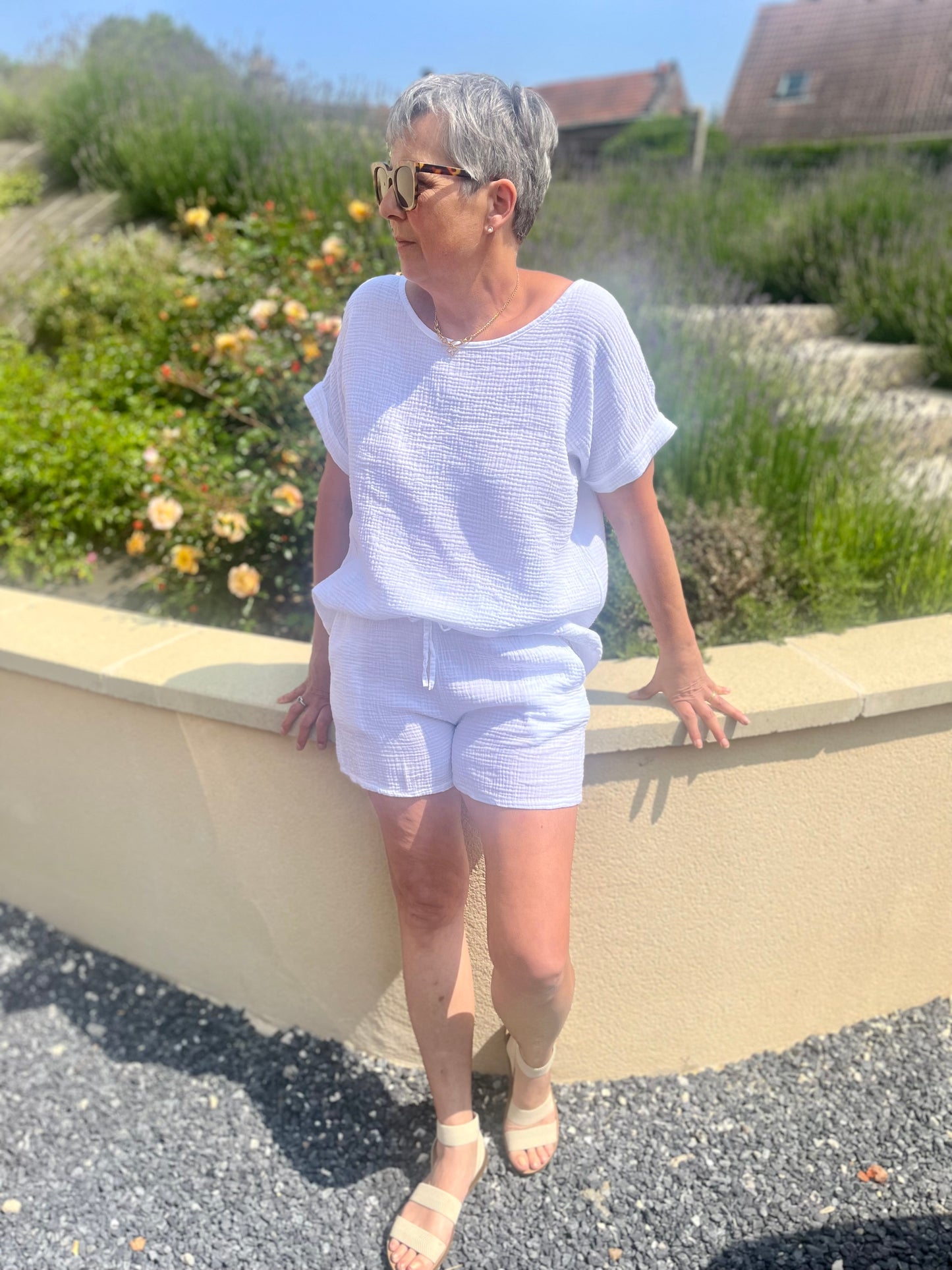 Short gaz de coton