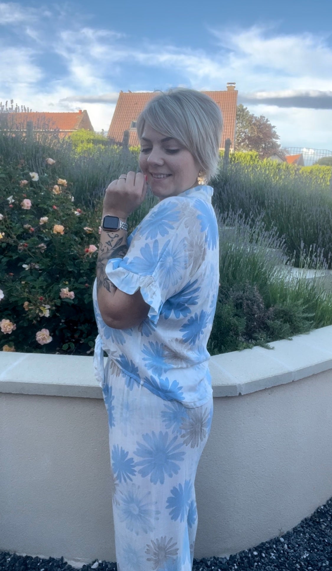 Chemise fleuri tropical