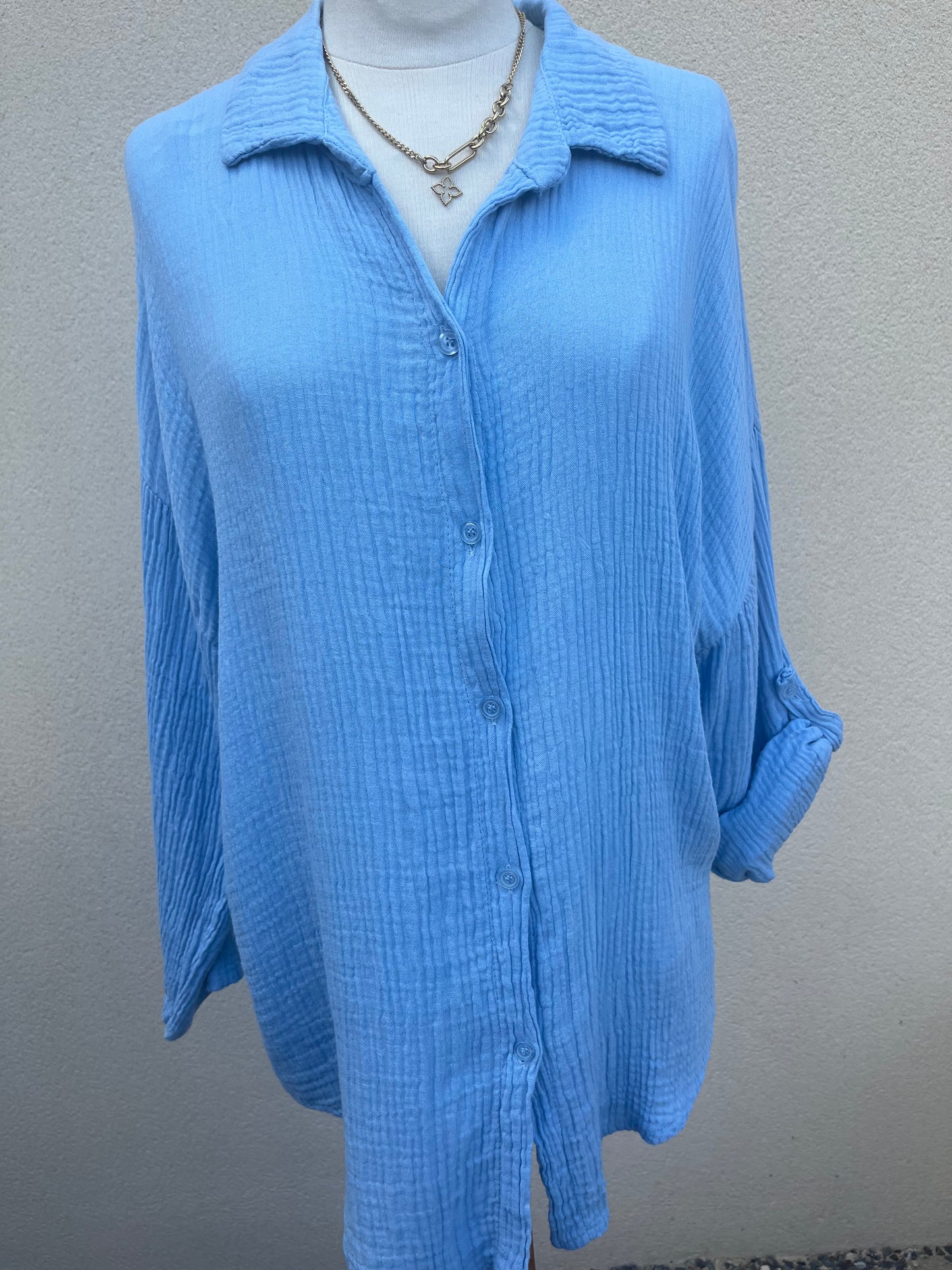 Chemise gaz de coton