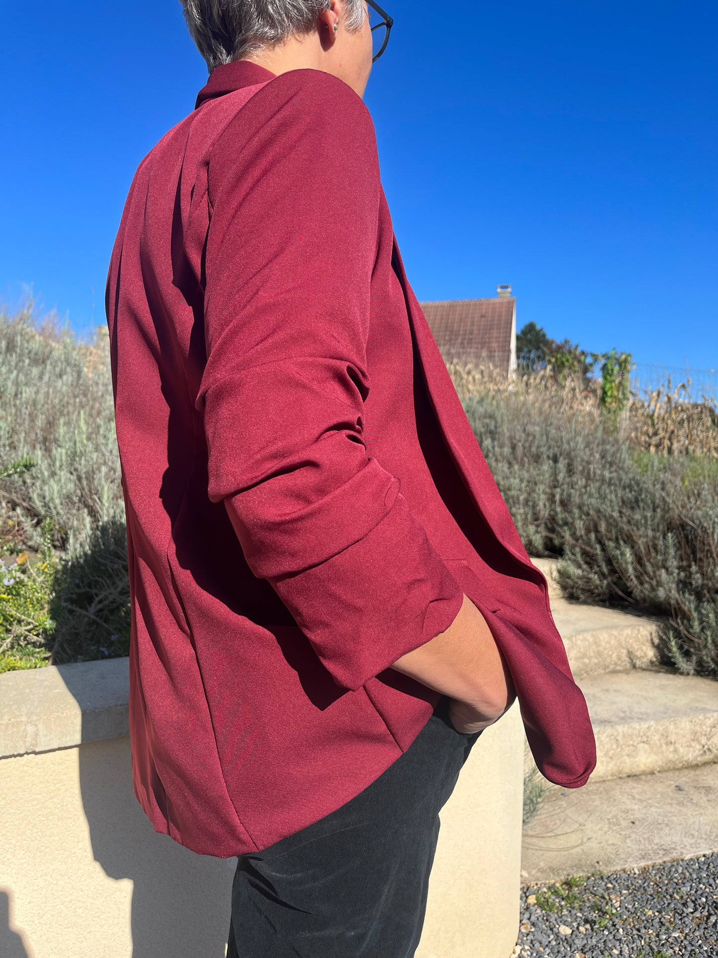 Blazer bordeau