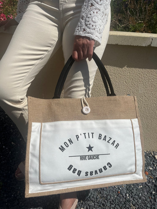 Sac cabas mon petit bazar