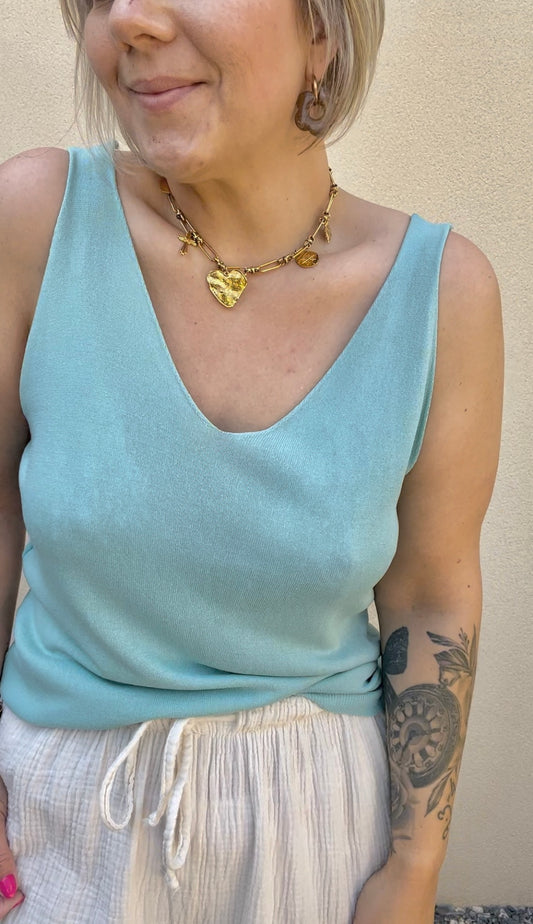 Top en maille