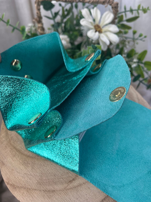 Le porte monnaie turquoise
