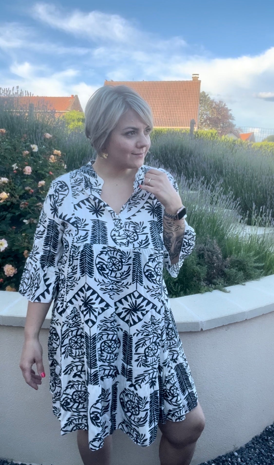 La robe motif aztèque
