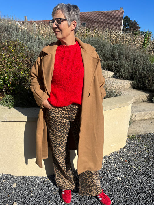 Manteau long loose