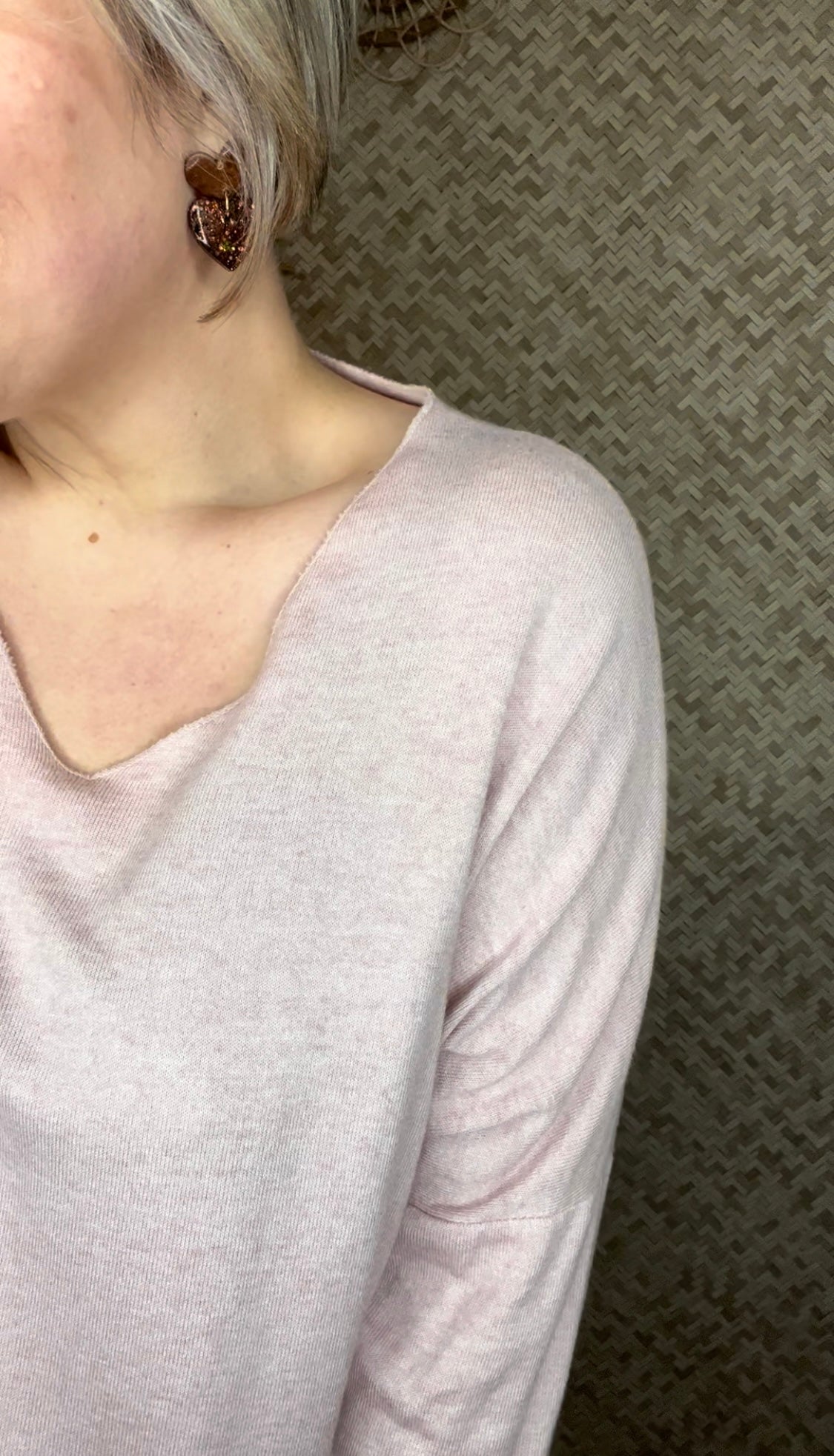 Pull fin rose pastel