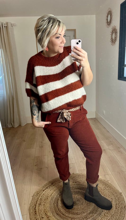 Le pantalon velours