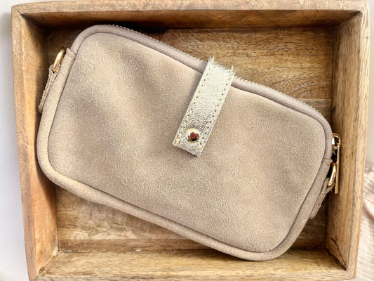 Pochette/sac beige