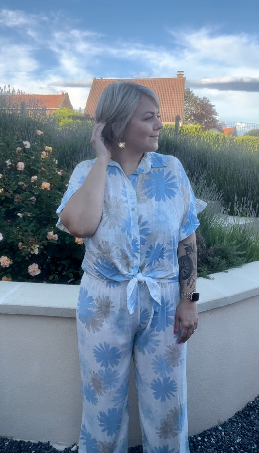 Chemise fleuri tropical