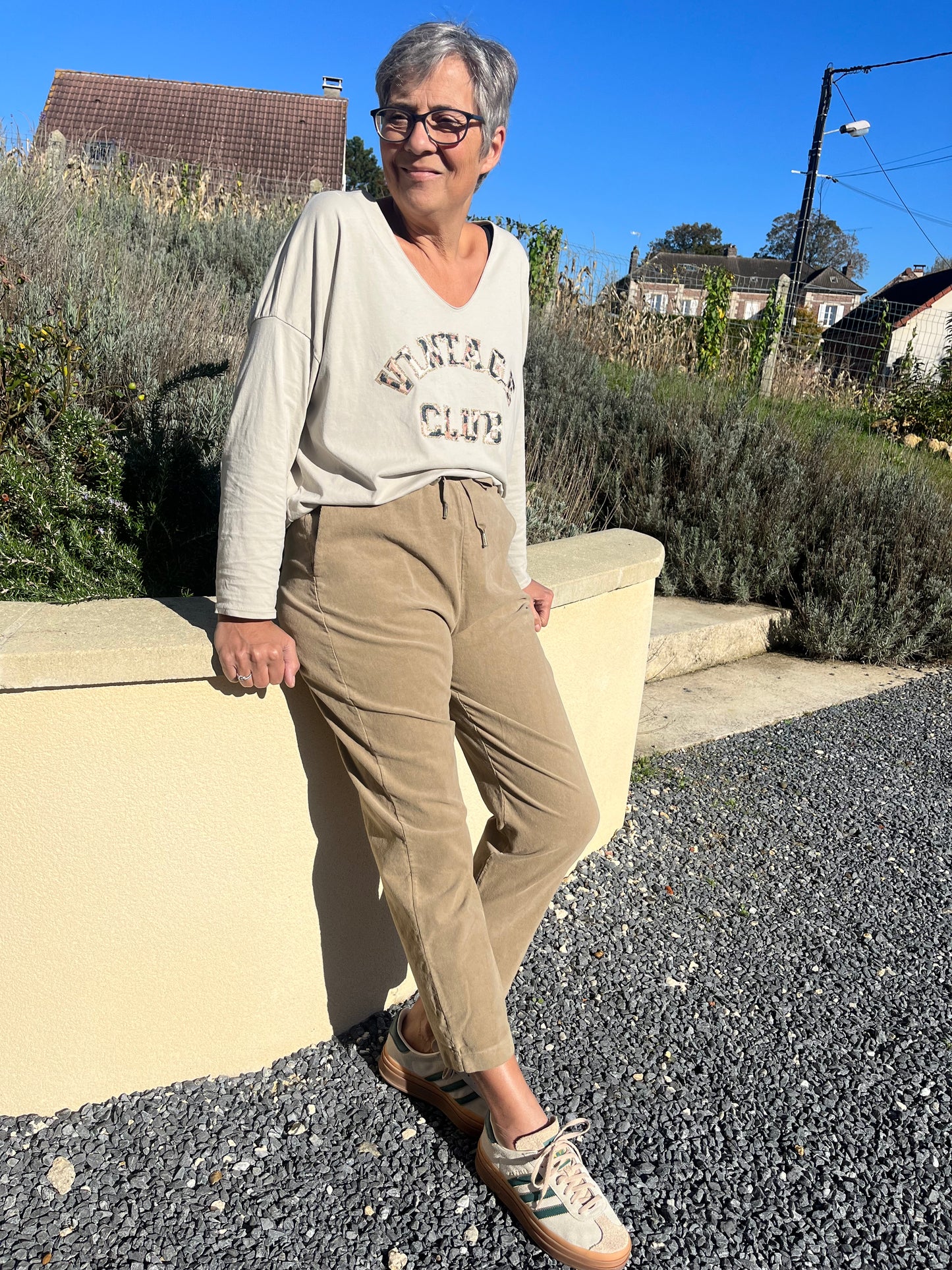 Jogpant beige