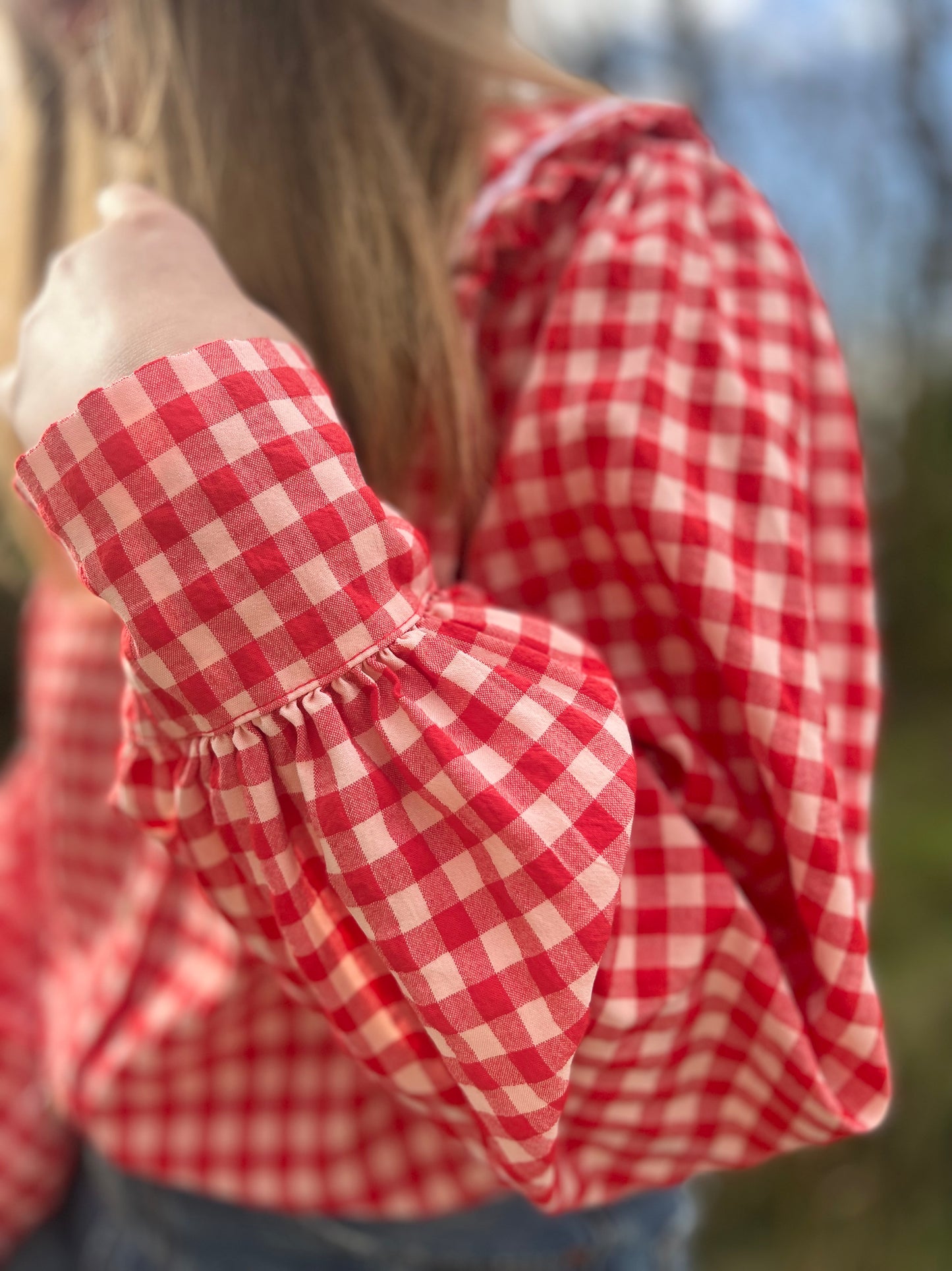 Chemise vichy rouge