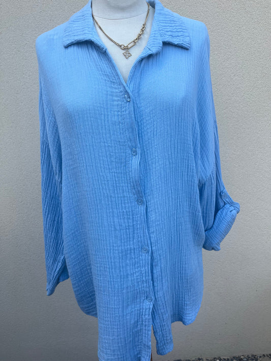 Chemise gaz de coton